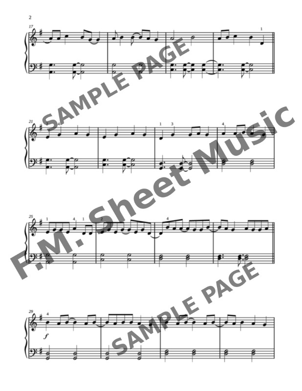 You Belong With Me (Easy Piano) By Taylor Swift F.M. Sheet Music